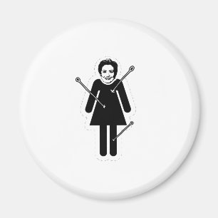 Imã Boneca do VooDoo de Hillary Clinton somente