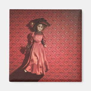 Imã boneca na parede