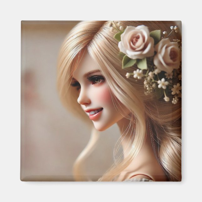 Imã "Bonecas Encantadas: Guardiãs de Sonhos e Memórias (Frente)