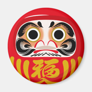 Imã Boneco Daruma (amuleto tradicional japonês de boa