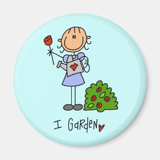 Imã Boneco de jardinagem (Frente)