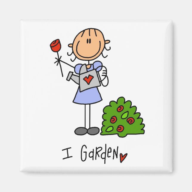 Imã Boneco de jardinagem (Frente)