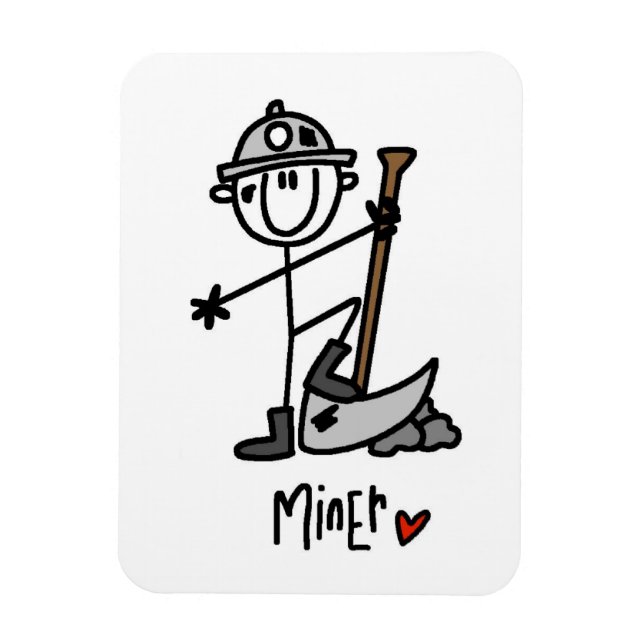 Ímã Boneco de Mineiro (Vertical)