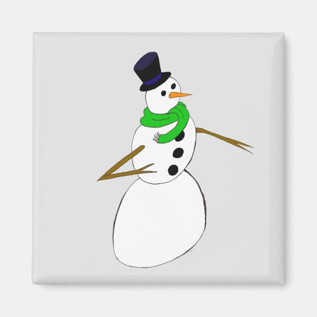 Imã boneco de neve (Frente)
