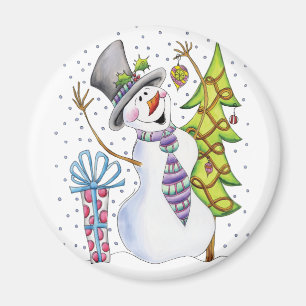Imã Boneco de neve