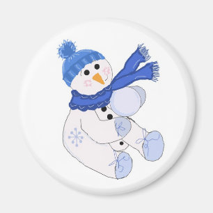 Imã Boneco de neve pequeno