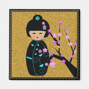 Imã Bonecos Asiáticos