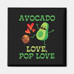 Imã Bonita Avocados Dançando Juntos Avocado Love Pop L