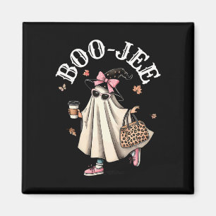 Imã Bonita Boo Jee Ghost Halloween Leopard Ghost Coffe