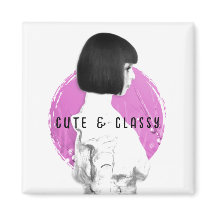 Bonita e Clássica Rosa e Preta