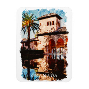 Ímã Bonita Espanha de Granada Viagem de álahmbra
