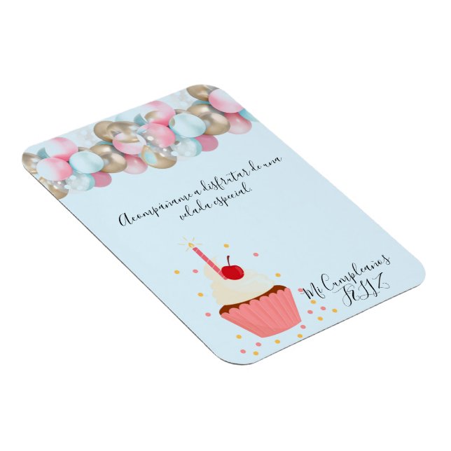 Ímã bonita Invitation de festejo (Lado Direito)