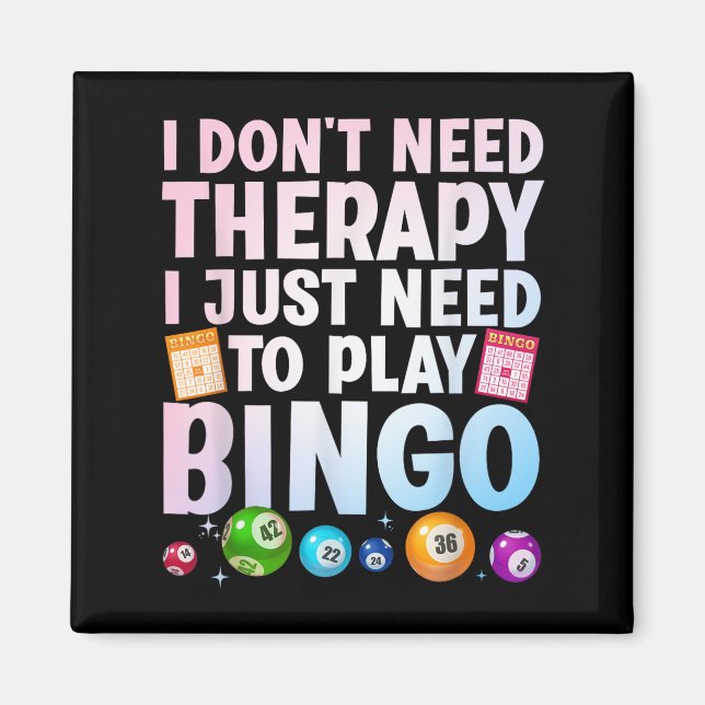 Imã Bonita Noveldade De Bingo Para Homens Bingo Lover  (Frente)