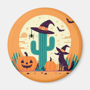 Imã Bonita, sudoeste do deserto do Halloween/cacto