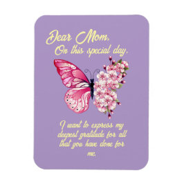 Ímã Bonitas Borboletas Dia de as mães Personalizado