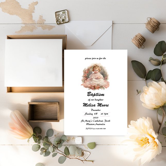 Ímã Bonitas Meninas Bebidas Baptism (Fridge Magnet)