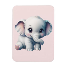 Ímã Bonito Adorável Elefante Para Bebê Kawaii