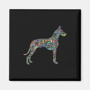 Imã Bonito Cachorro Totem Tatuagem Arte Hoodie
