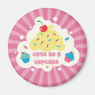 Imã Bonito como Cupcake