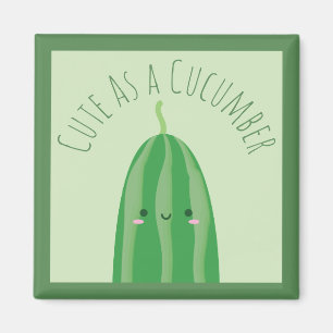 Imã Bonito como um pepino Cutecumber engraçado