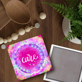 Imã Bonito cor-de-rosa, com tratamento flexível, inspi