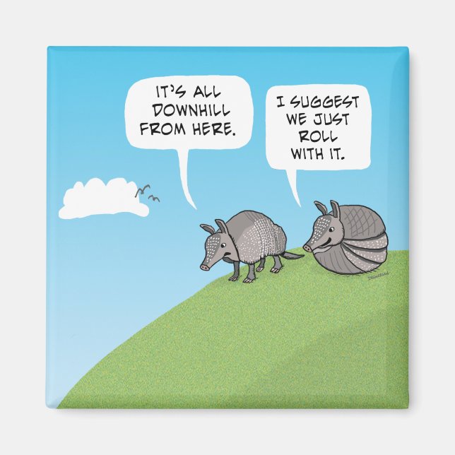 Imã Bonito e Engraçado. Apenas rode com ele (Frente)