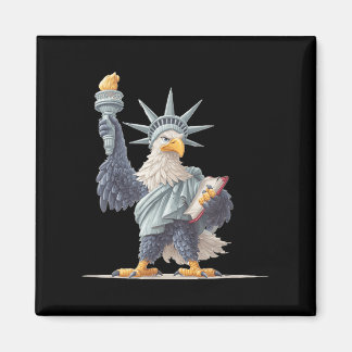 Imã Bonito Estátua Dos Eua Figuram Para Roupas Patriót