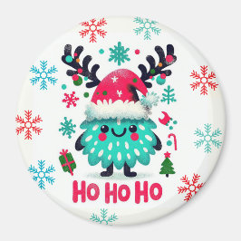 Imã Bonito monstro de Natal fofo