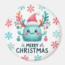 Bonito monstro de Natal fofo