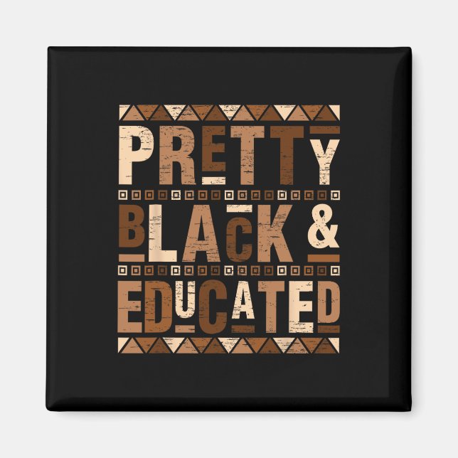 Imã Bonito Negro E Educado Eu Sou O Forte Africano (Frente)