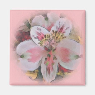 Imã Bonito no ímã de Buquê Floral Rosa