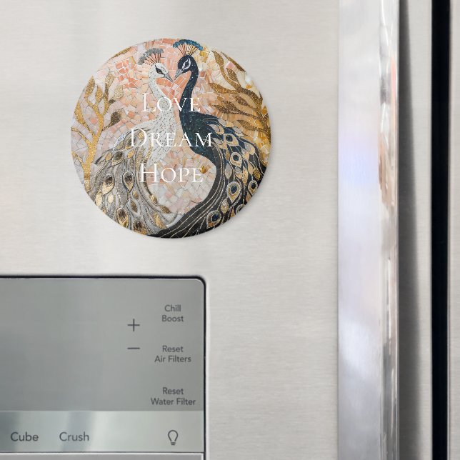 Imã Bonito Pink Rosa, Dourado Natal (In Situ (Fridge))