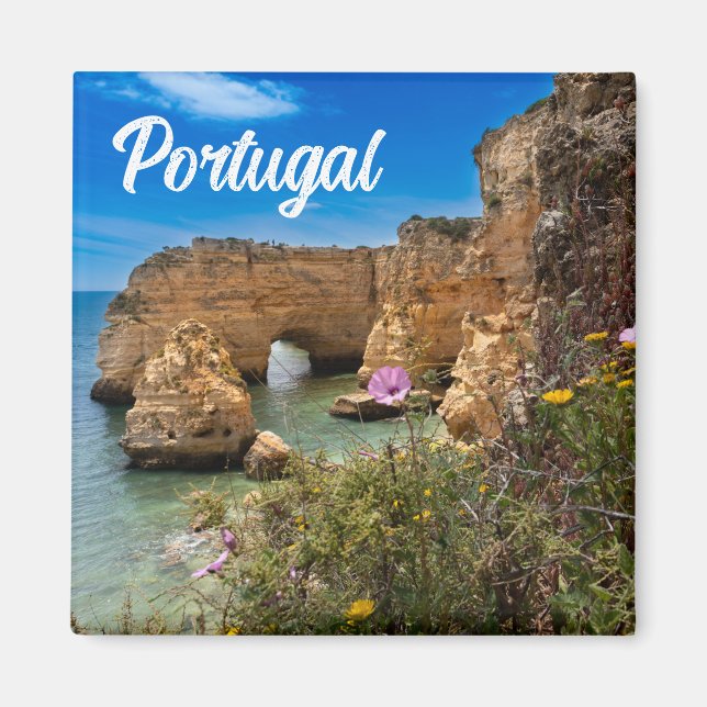 Imã Bonito Portugal Algarve Beach Souvenir (Frente)