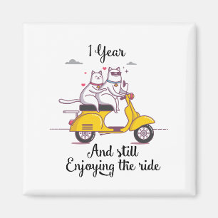 Imã Bonito presente de aniversário de um ano para ele