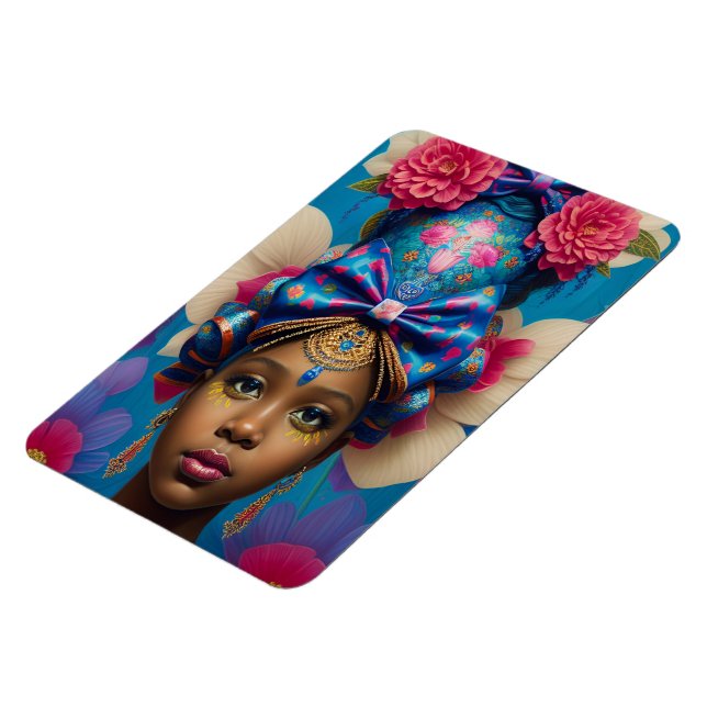 Ímã Bonito princesa com um enorme chapéu de arco (Left Side)