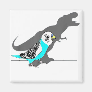 Imã Bonito T-rex Blue Budget Funny Birb memórias grita