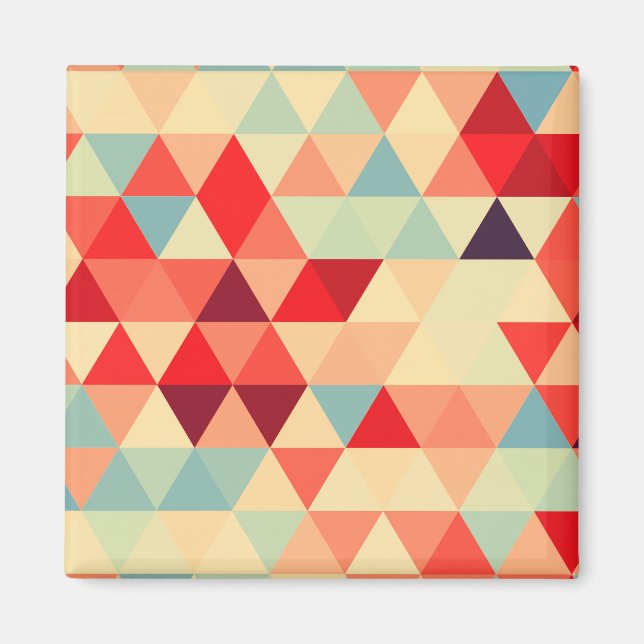 Imã Bonito Triângulo Padrão II + suas ideias (Frente)