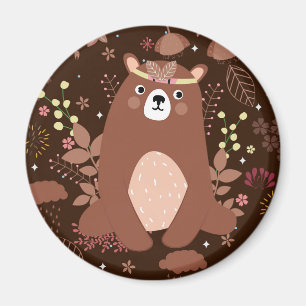 Imã Bonito Urso Cozy