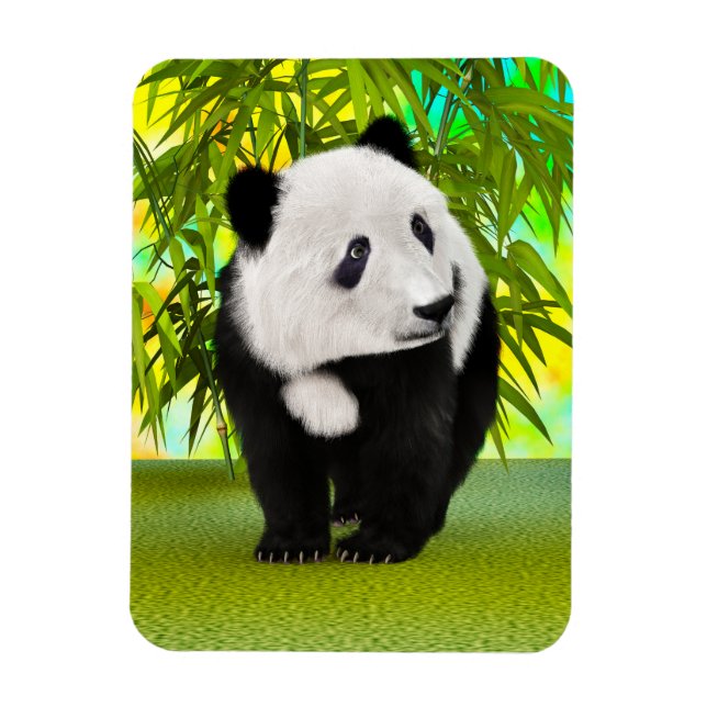 Ímã Bonito Urso de Panda Kawaii Amante de os animais p (Vertical)