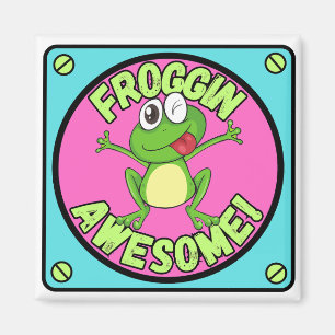 Imã Bonitos Sapos Magnet Froggin - Presentes Animais F