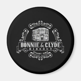 Imã Bonnie & Clyde Hideout: Magnet Círculo