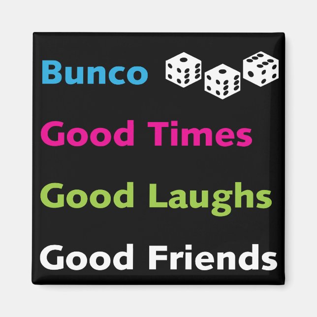 Imã bons amigos do bunco #2 (Frente)