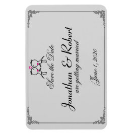 Ímã Bons Dois Bons Beijando Gay Salvem a Data