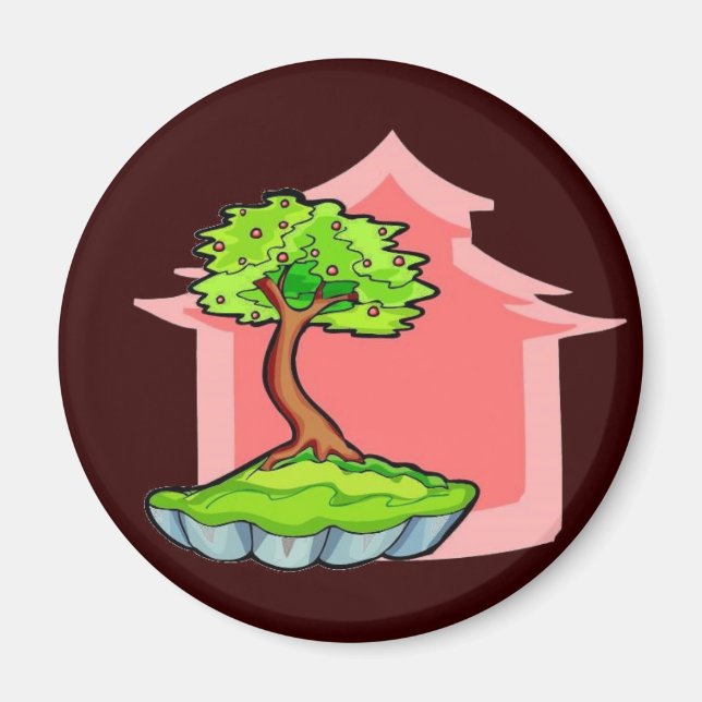 Imã Bonsai Tree Magnet (Frente)