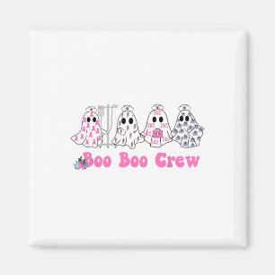 Imã Boo Boo Crew Cancer Enfermeira Fantasma Halloween