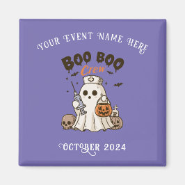 Imã Boo Boo Crew Halloween Magnet para Enfermeiras
