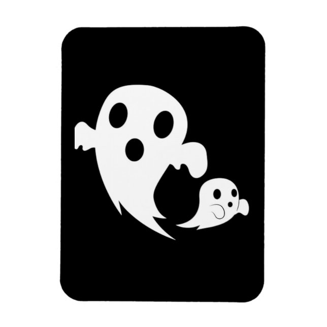 Ímã Boo Branco  (Vertical)