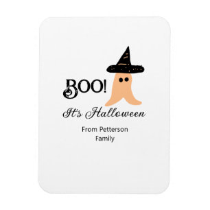 Ímã Boo é Halloween do nome da família, fantasma laran