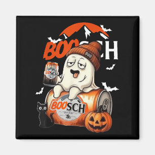 Imã Boo Ghost Halloween Beer Party Bebendo Spooky Sea