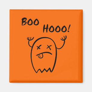 Imã Boo Hooo Halloween Ghost Light-Monotone